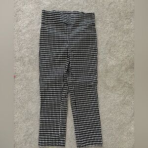 Black and White pattern formal pants